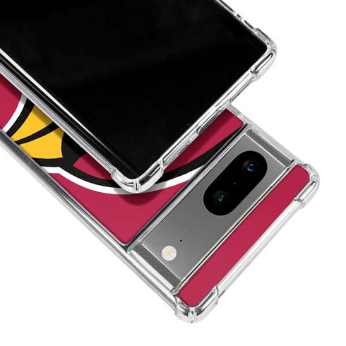 NFL Arizona Cardinals Large Logo Google Pixel 7a Clear Case
